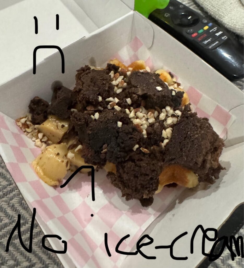 When you order ice cream but no ice cream comes 😭