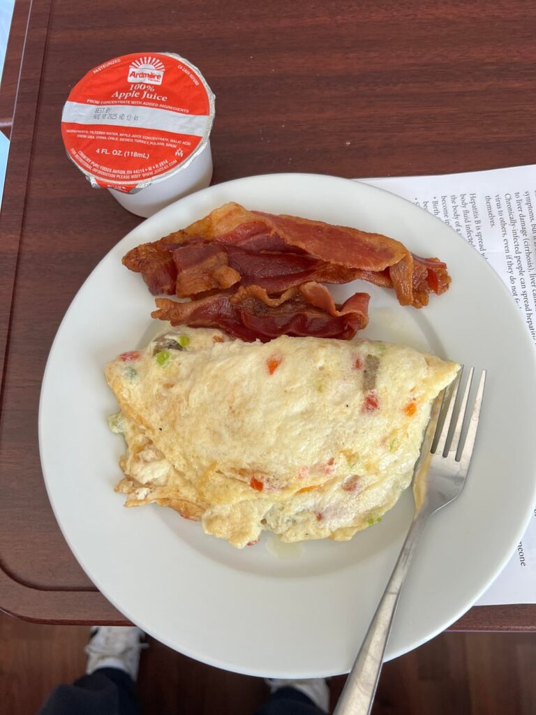 Northwestern - Prentice breakfast omelette