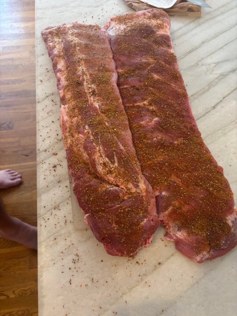 Rib time. 1st try. Rib time. 1st try.