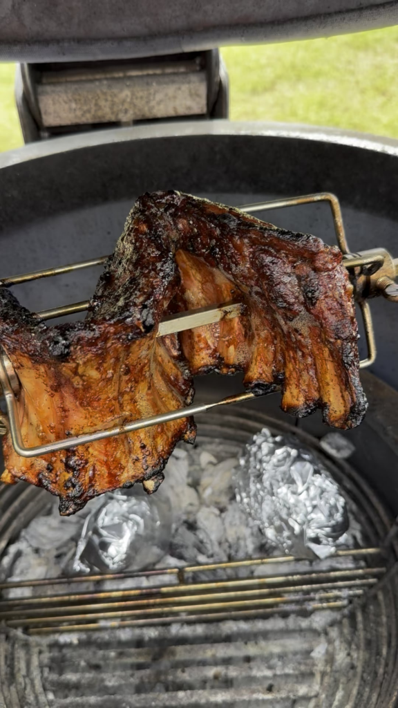 First time joetisserie babybacks