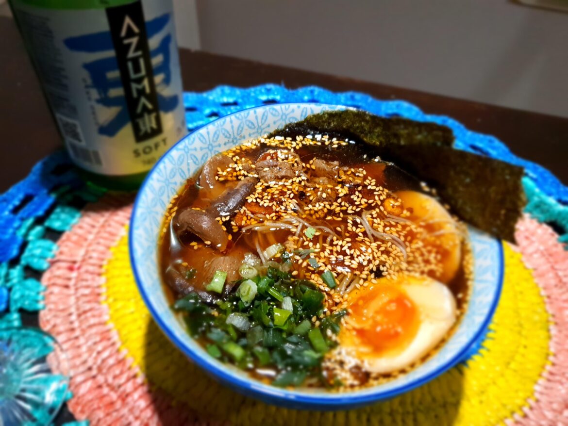 My own shoyu ramen for dinner tonight