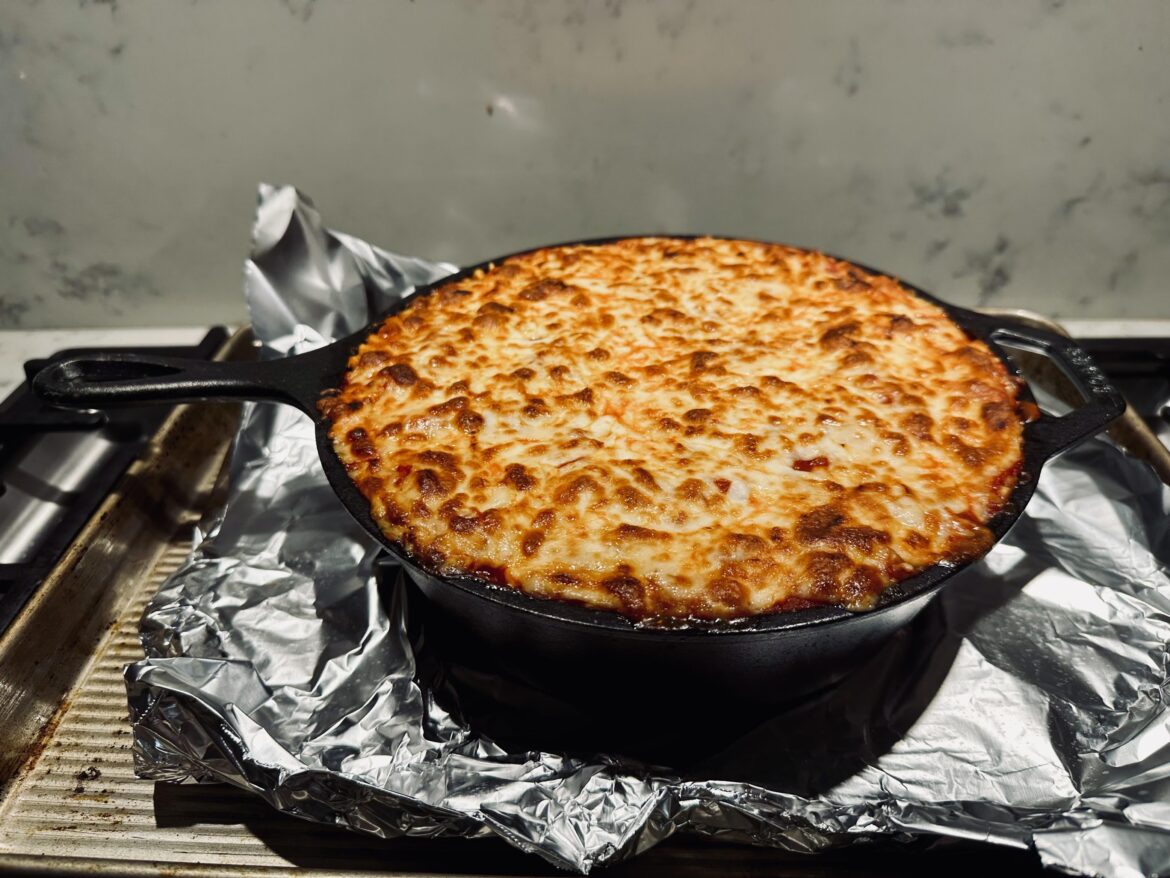 Made Some Cast Iron Lasagna!