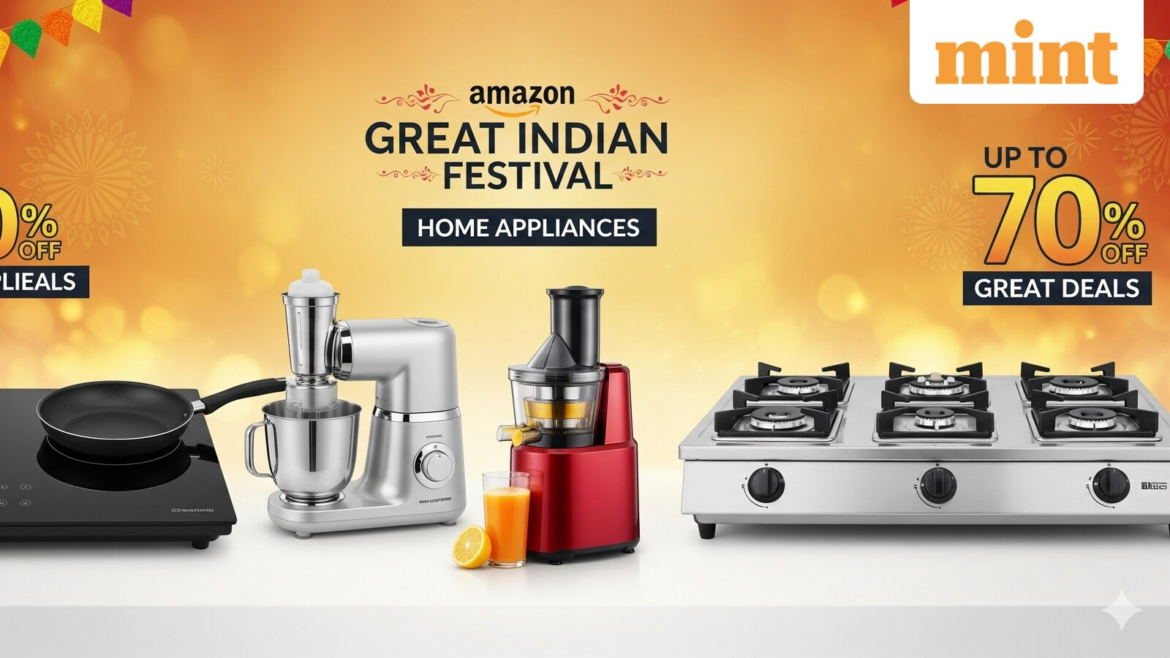 Upgrade your kitchen with the best induction, juicers, mixers, and gas stoves at Amazon sale 2025.