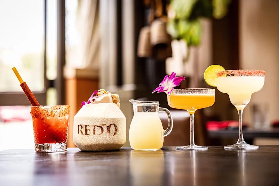 Specialty cocktails featured at Red O Taste of Mexico. It opened August 2025 in Westlake Village.