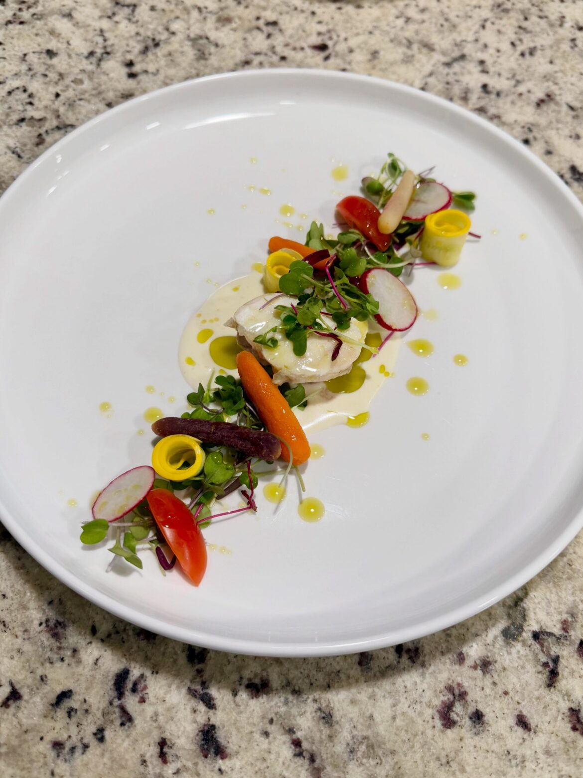 Monkfish / Lemon Butter Wine / Mixed Veggies