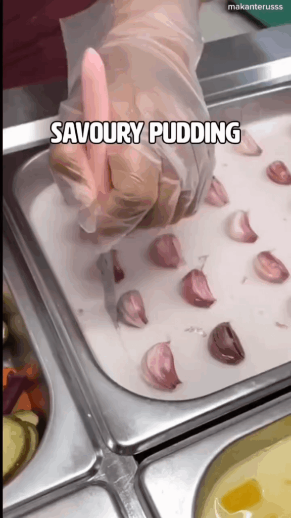 Onion pudding? Idk I feel like it deserves a shot