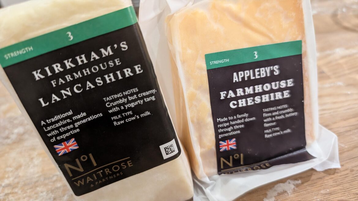 The power couple of British Territorial crumbly cheese.