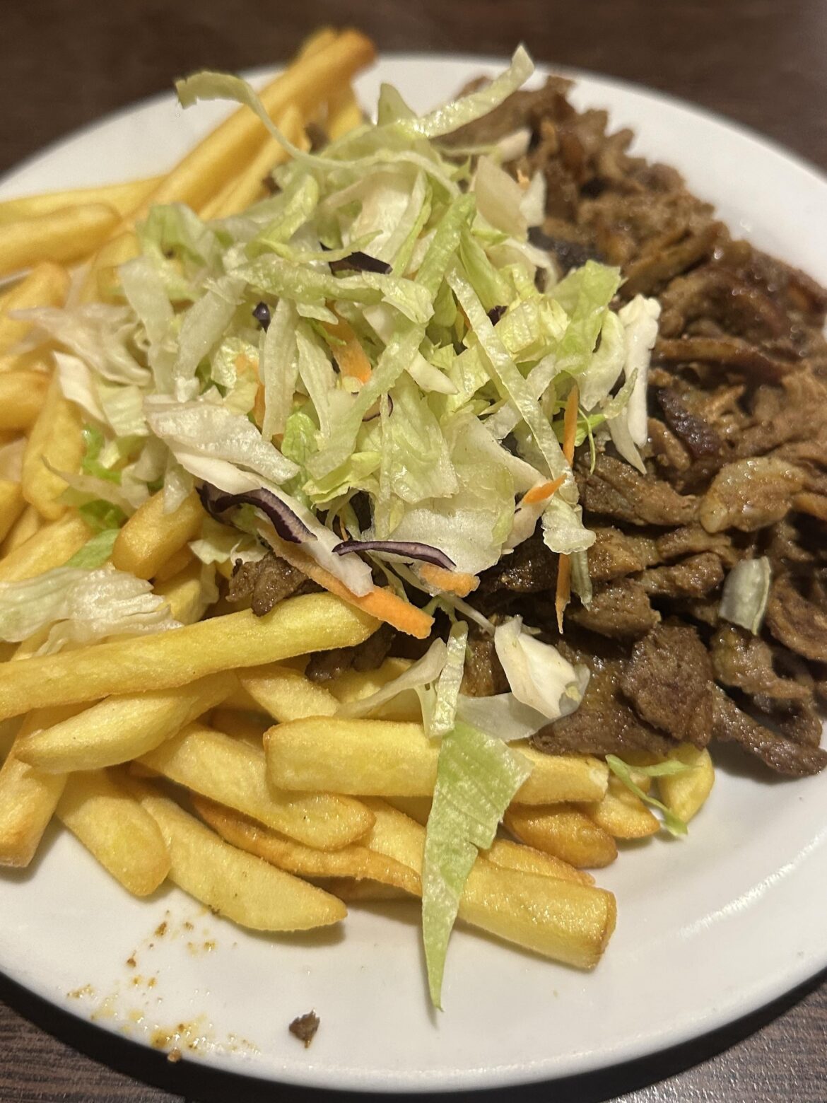 Döner kebab plate