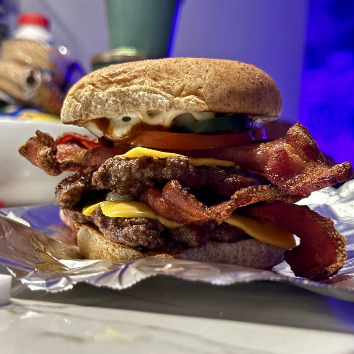 I was craving Wendys but made it at home.