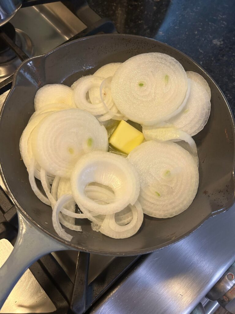 My first shallot onion tart