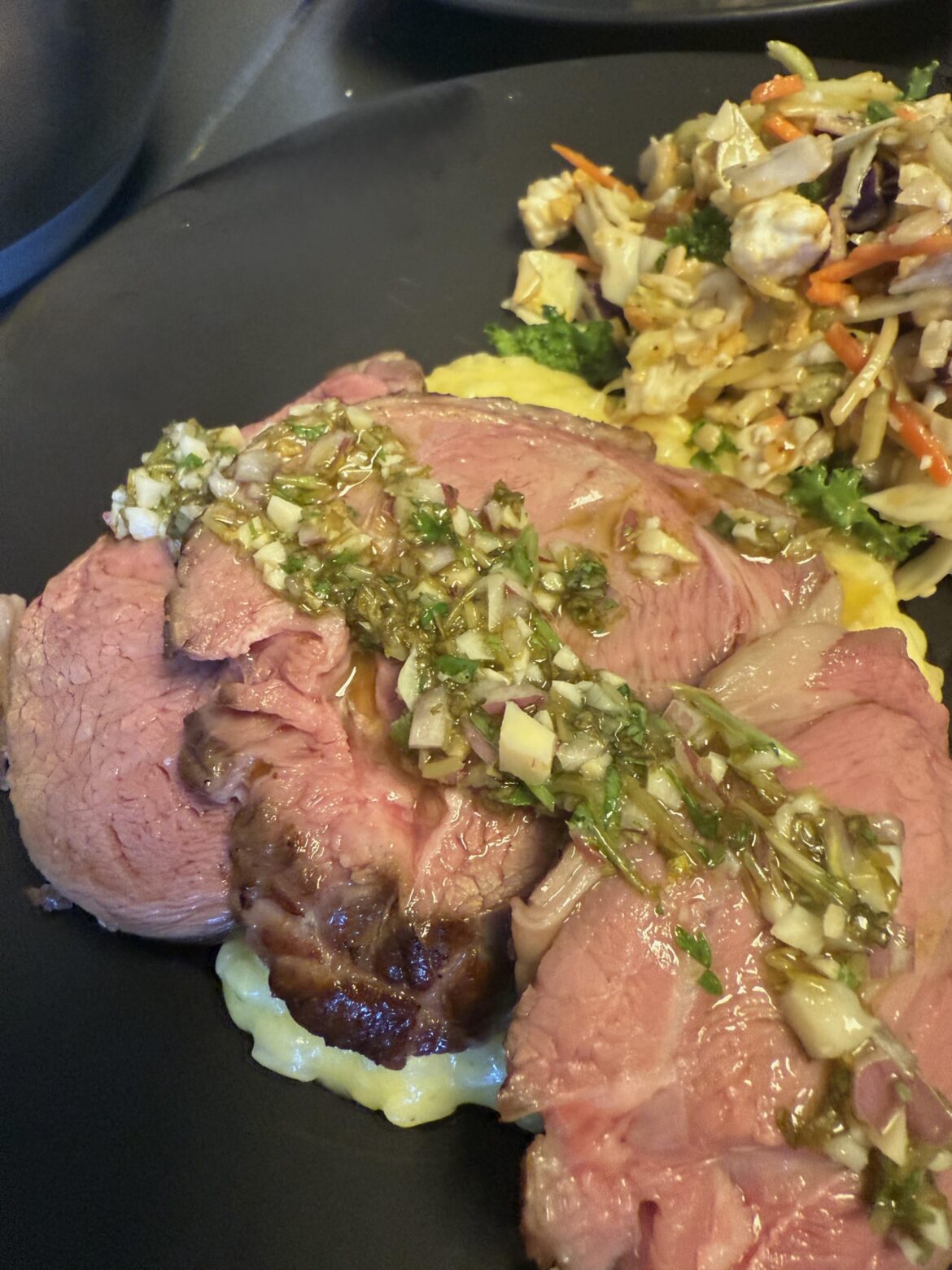 8 hour leg of lamb at 133 is like prime rib…but lamby