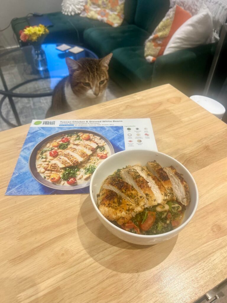 Tuscan chicken and stewed white beans is a winner! Tuscan chicken and stewed white beans is a winner!