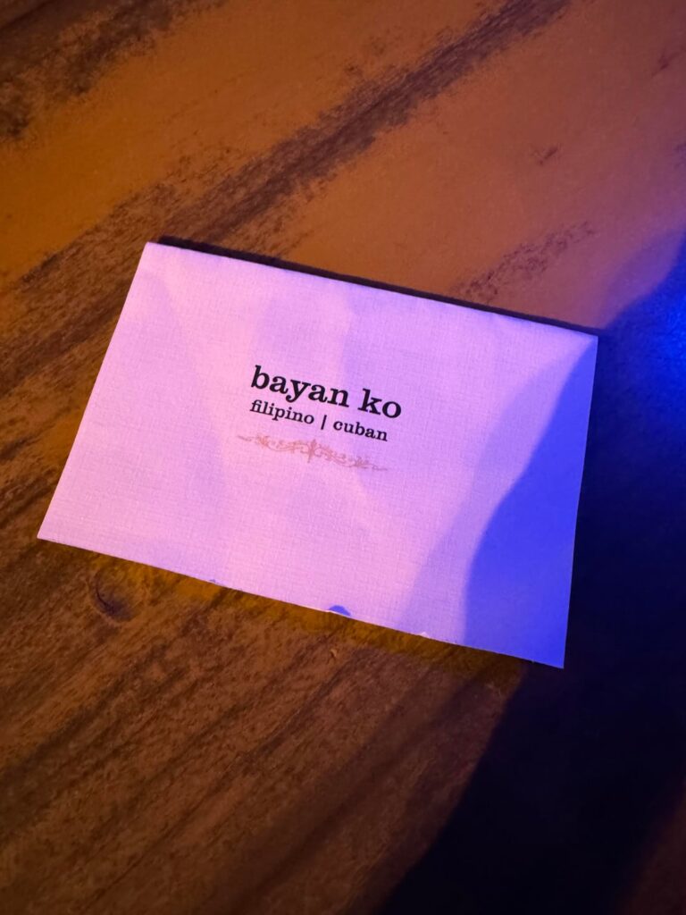 Bayan Ko Tasting Menu - Ravenswood