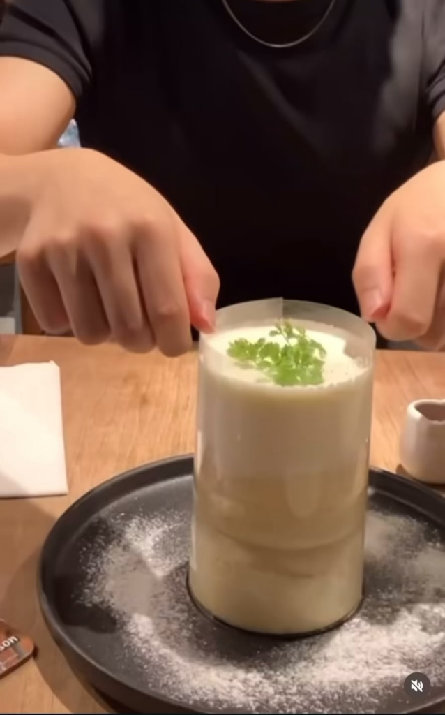 Serve it in a normal way