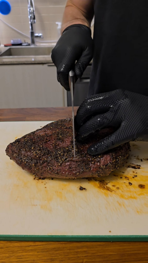 Tested my Smokerless Smoked Brisket recipe on a Picanha! INSANELY good