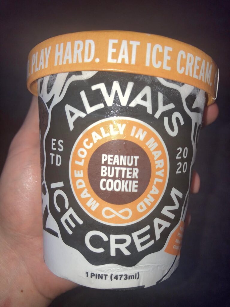 Always Ice Cream: Peanut Butter Cookie