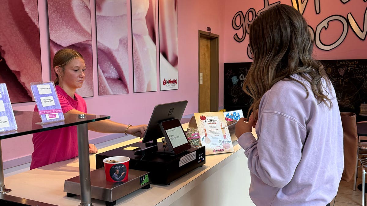 charlie kirk frozen yogurt cup legacy