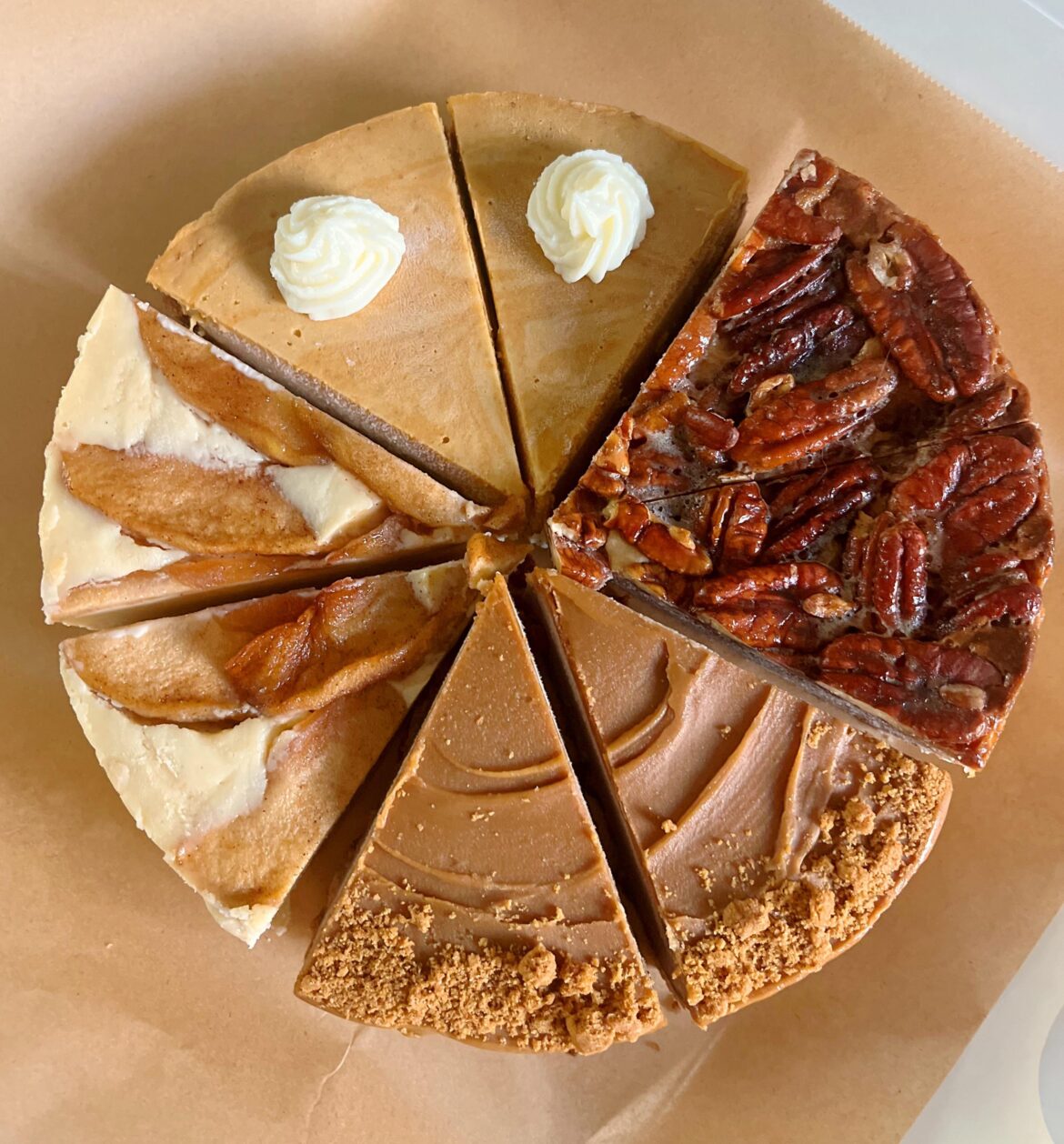 Fall sampler cheesecakes I’ve been making