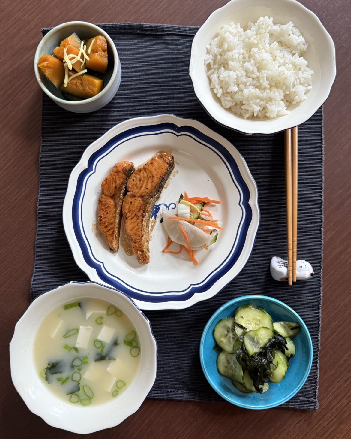 Another dinner I made for my wife and I, this time Japanese :)