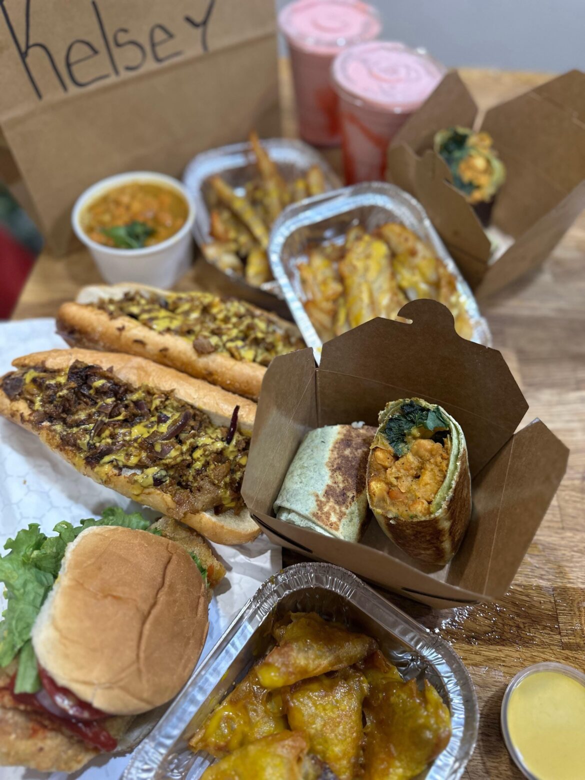 A customer’s food order I just made