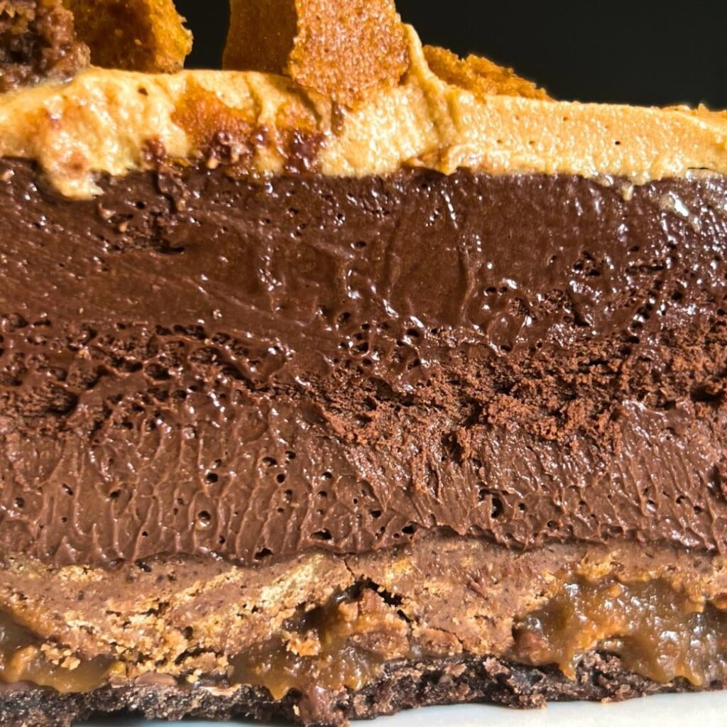 Salted Caramel Chocolate Praline Entremet