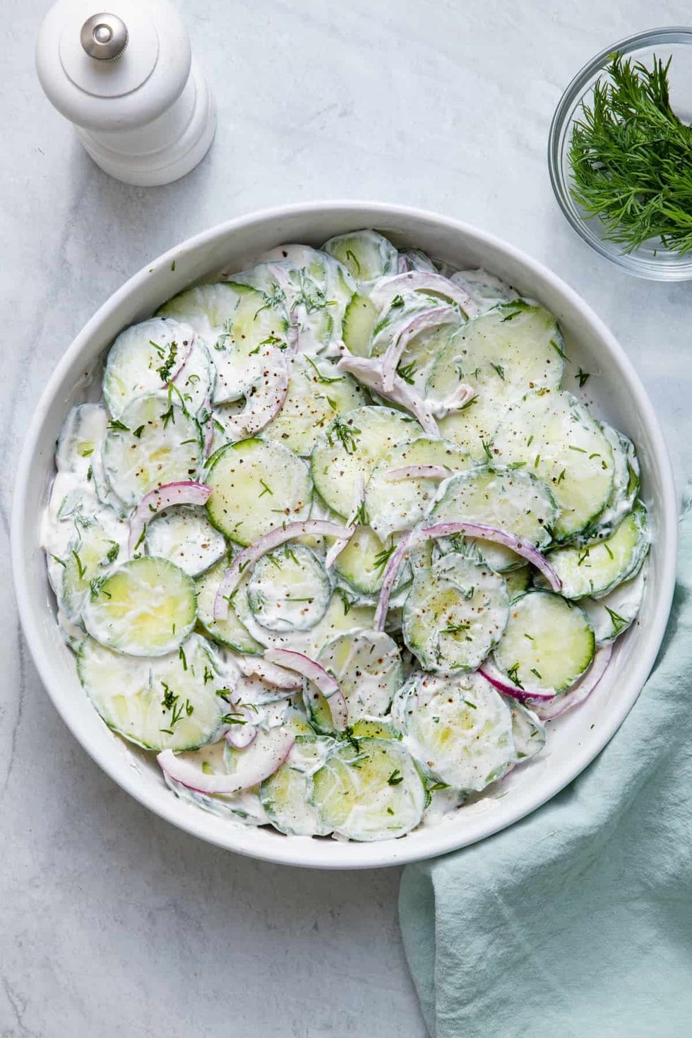Creamy Cucumber Salad