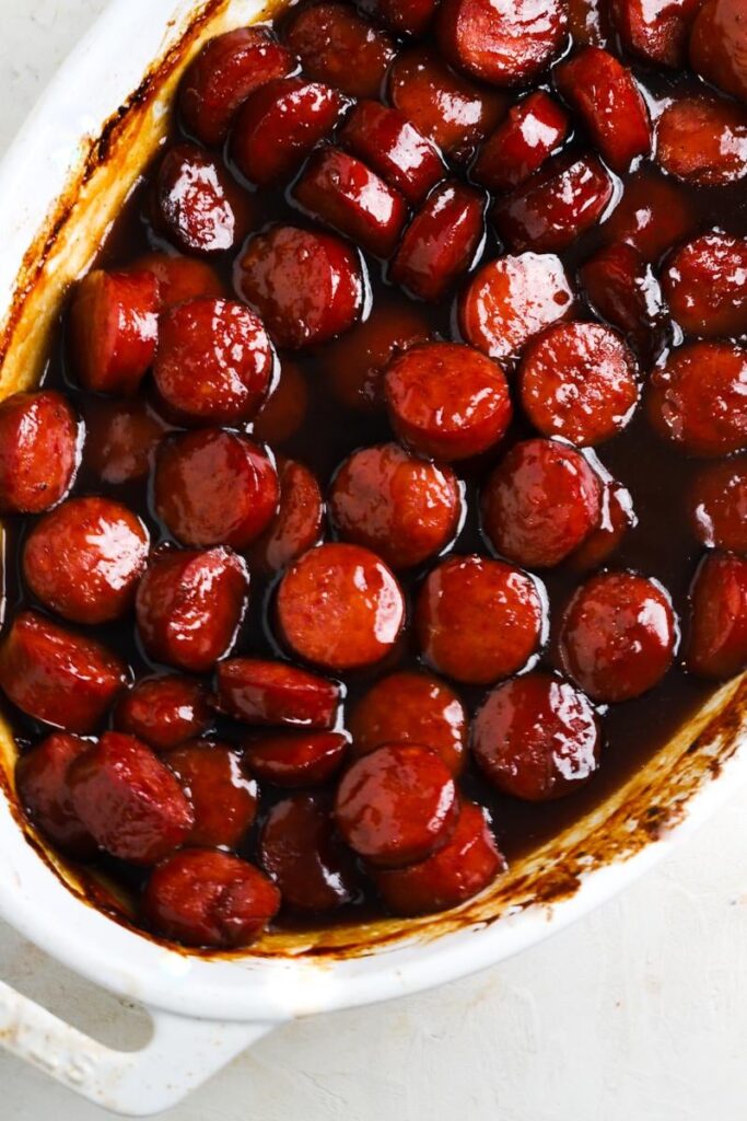 Candied BBQ Kielbasa