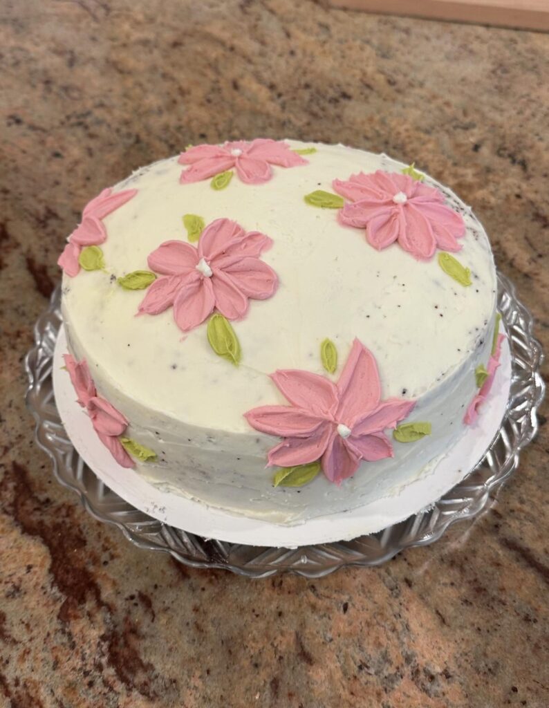 First palette knife cake attempt!