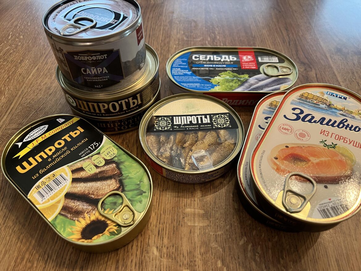 A friend of mine just moved to Tajikistan and sent me a little something. No idea what the tins say, so this is going to be fun!