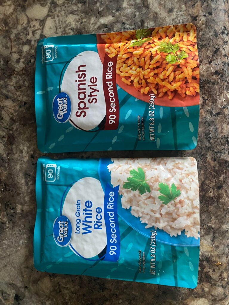 Walmart 90 Second Rice Calorie Discrepancy…how?