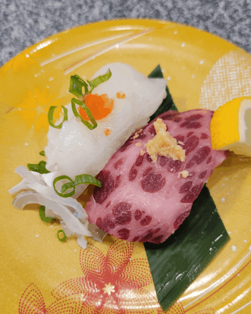 [i ate] pufferfish and whale sushi