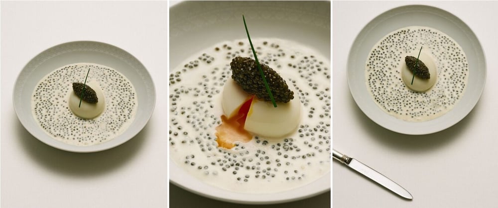 The Christian Dior egg, the authentic one with caviar