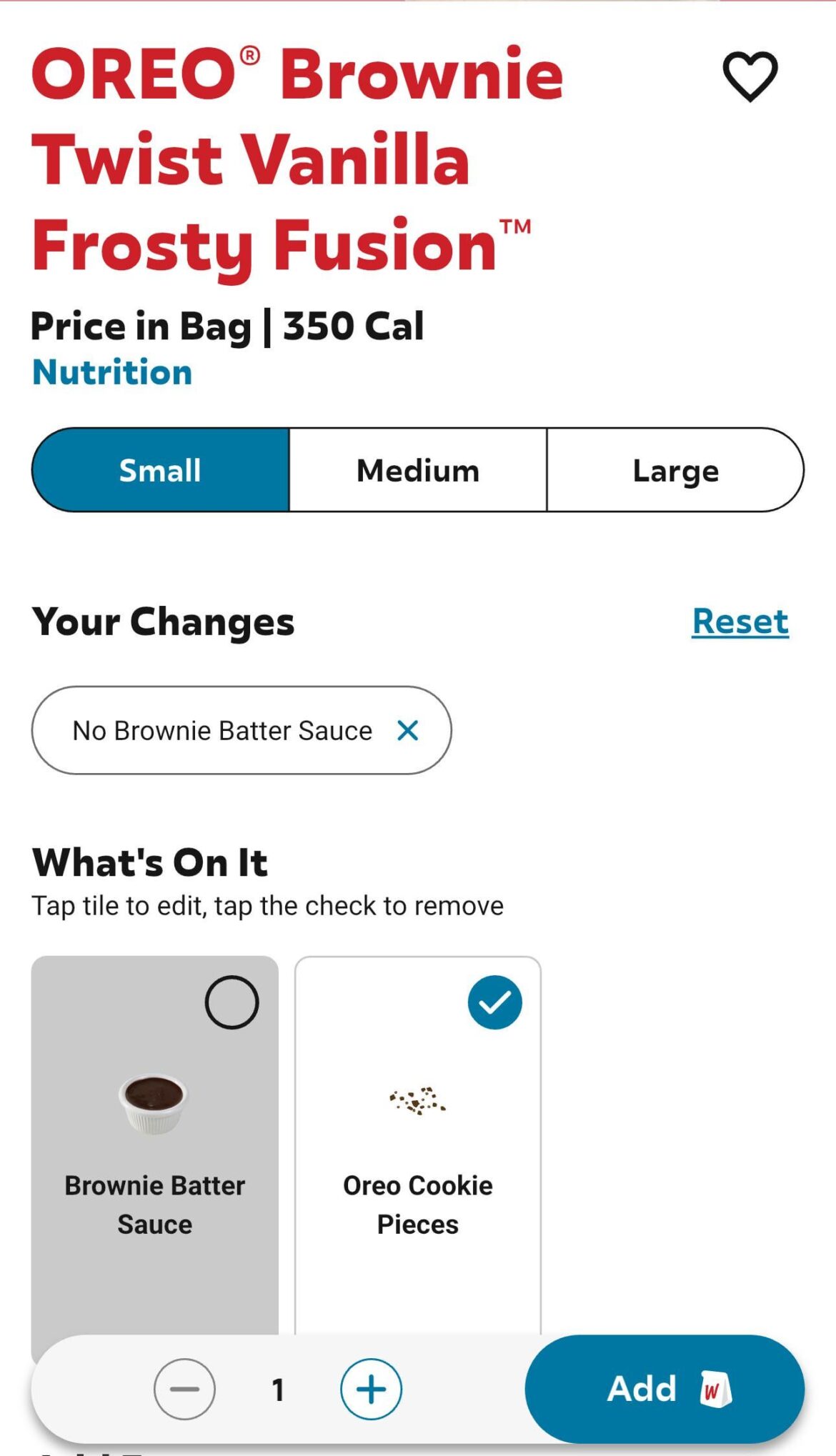 Aren’t Wendy’s frosty pretty high volume. 12oz for 350 calories without brownie sauce. People eat a whole haltotop for more