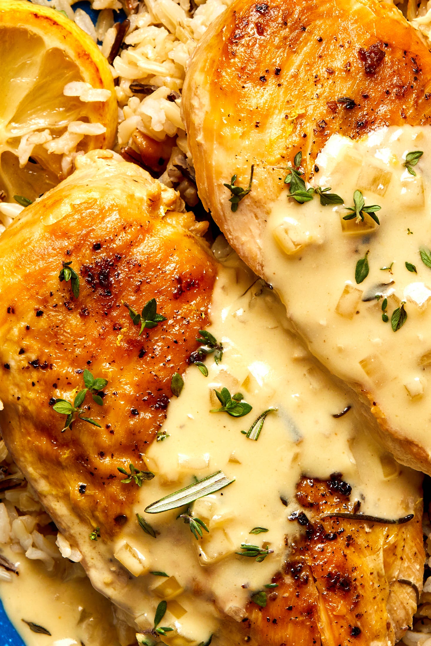 slow cooker creamy lemon herb chicken