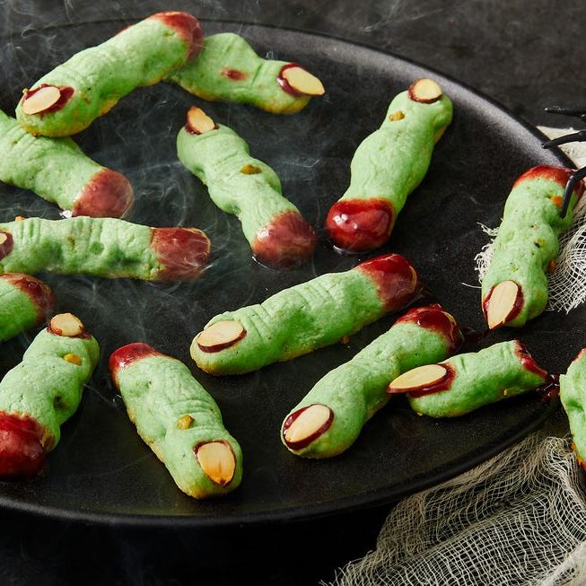 witch finger cookies