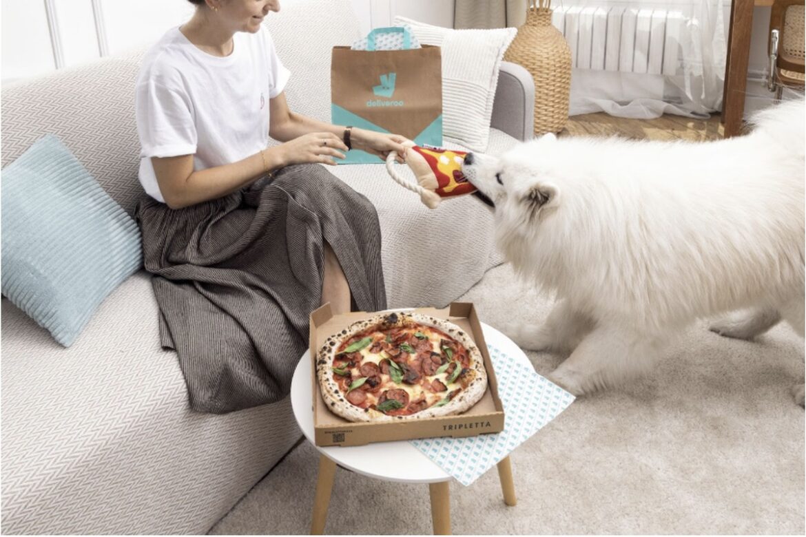 Deliveroo delivers joy for pets and owners with matching meals and toys