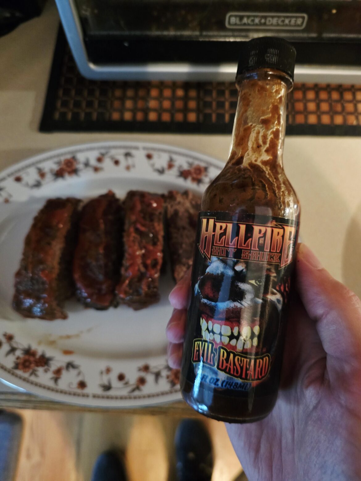 Such a great sauce, quite hot but great flavor. Goes great on meatloaf.