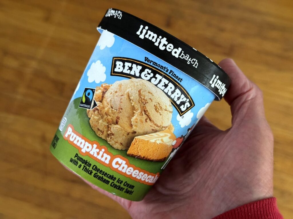 Ben & Jerry's Pumpkin Cheesecake