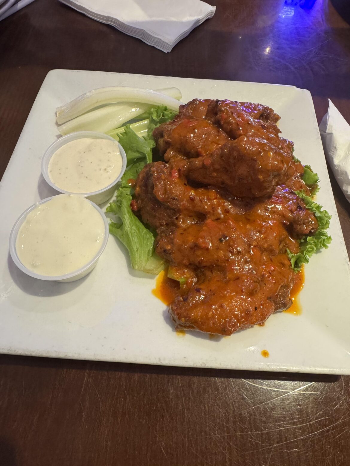 Griff’s Screaming Hot Wings. The hottest I’ve ever had. Griff’s Place Staten Island, NY