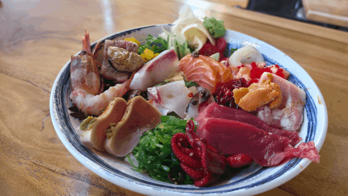 Had my first Chirashi Don! (Got the "Premium" which included Uni, Wagyu and Foie Gras)