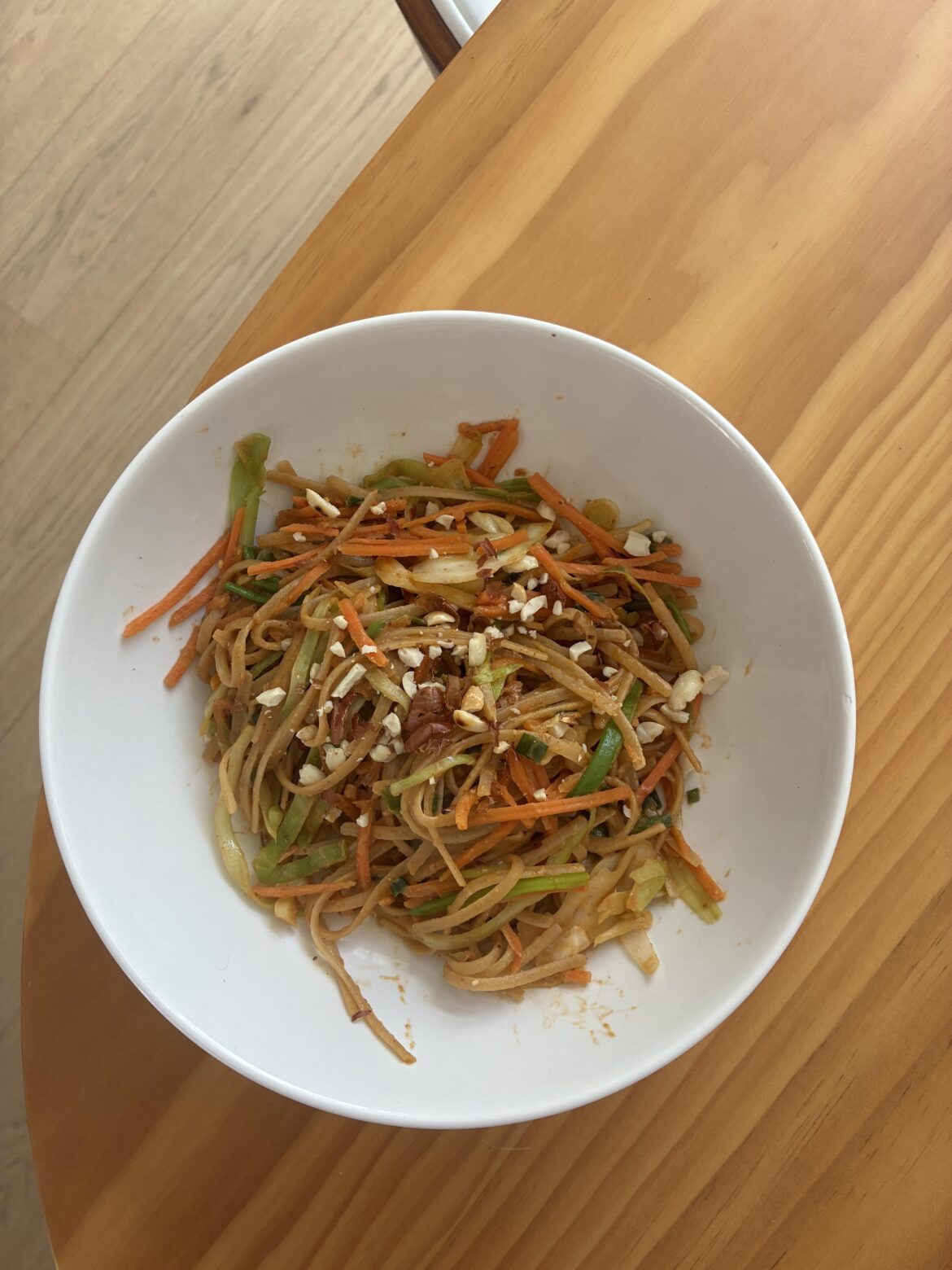 Thai peanut noodles