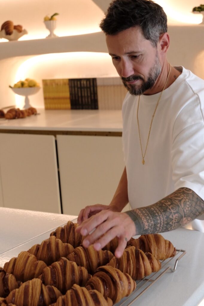 The pastry chef has also built his reputation on his iconic crispy croissants © Monaco Tribune - Benjamin Godart