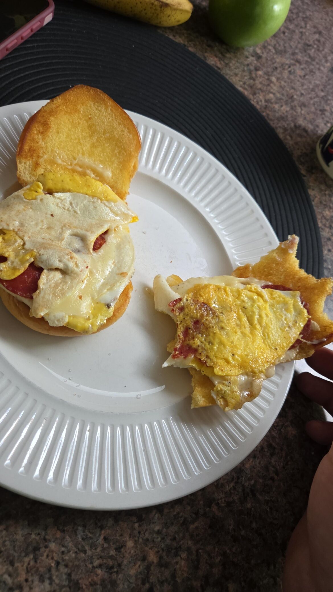 Used that tequila and ghost pepper salami on my egg sandwich 🤤