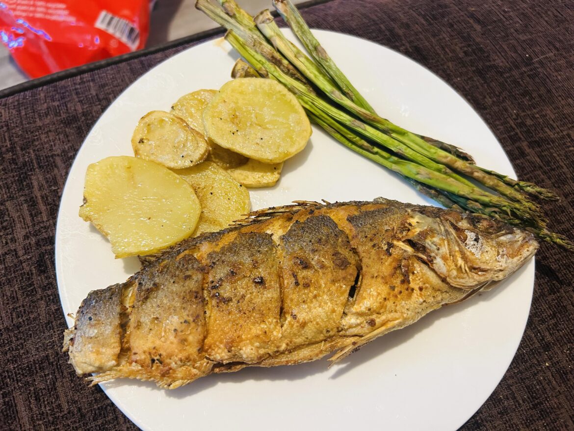 My first time cooking a whole fish