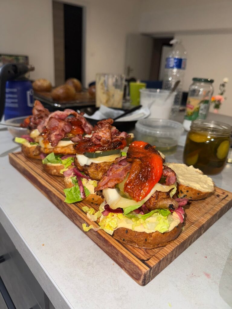 GF Chicken fried burger GF Chicken fried burger