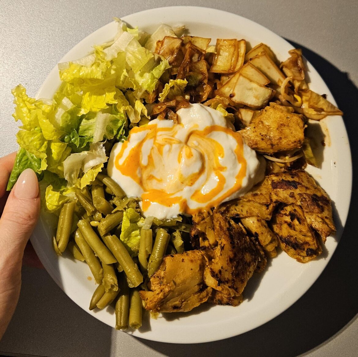 250 kcal dinner plate