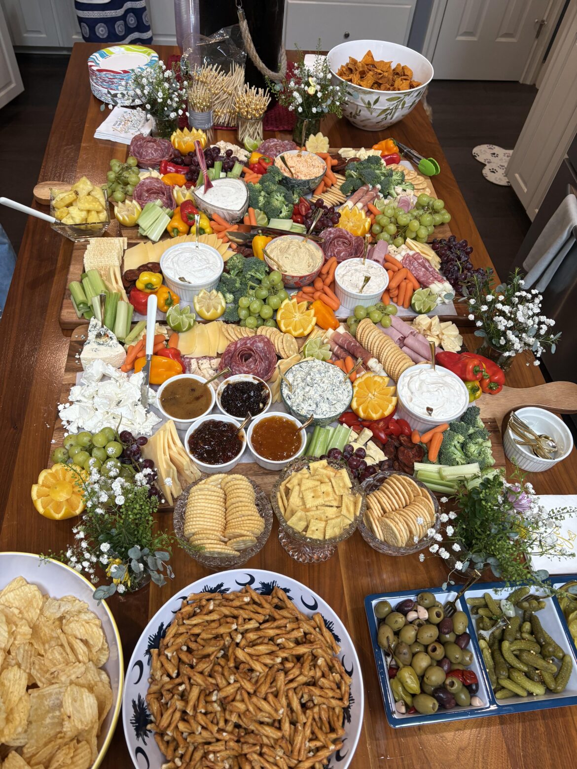 Homemade Mega Charcuterie