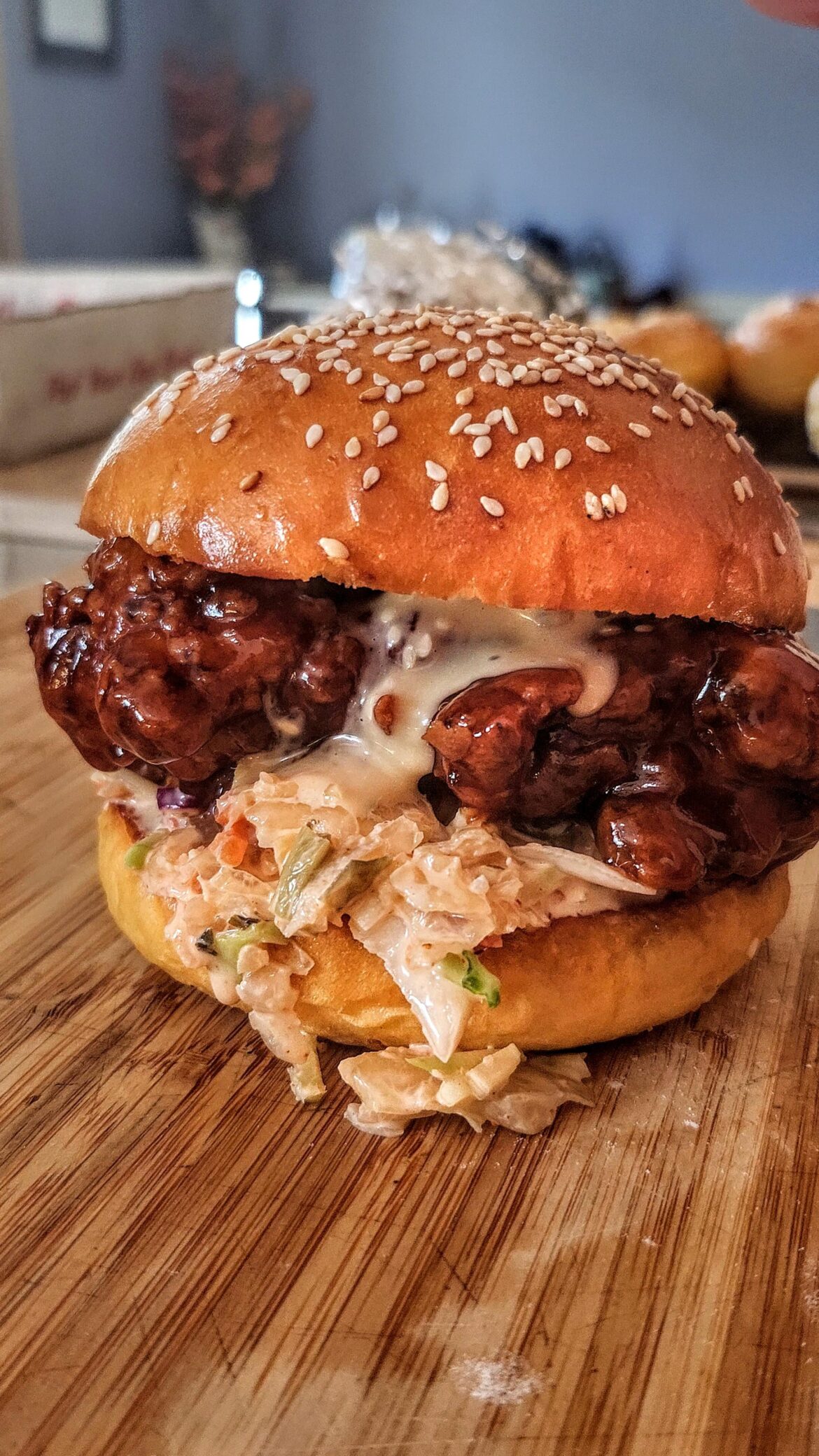 Sriracha honey chicken sandwich