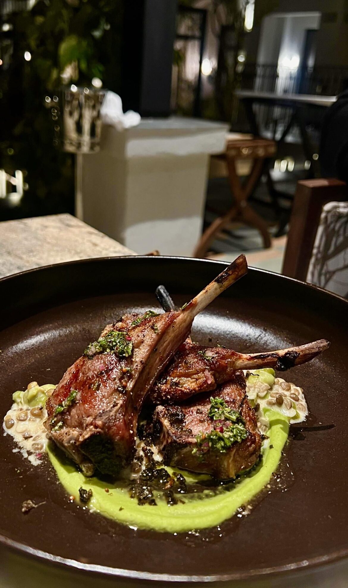 Chimichurri Lamb Chops.