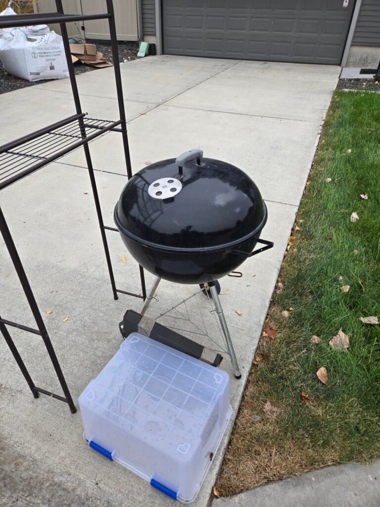 Found this 22" on the side of the road last week. First cook on it today.